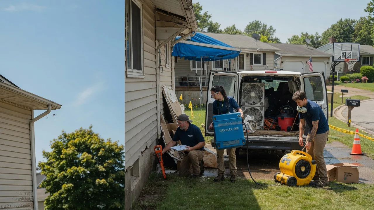 Ceiling Leak Cleanup in Orient, ME near me